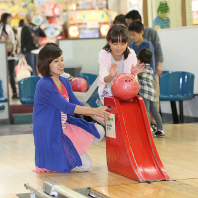 ボウリングの様子
