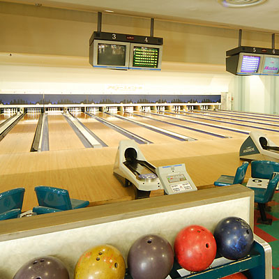 ボウリングの様子