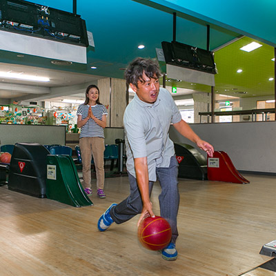 ボウリングの様子