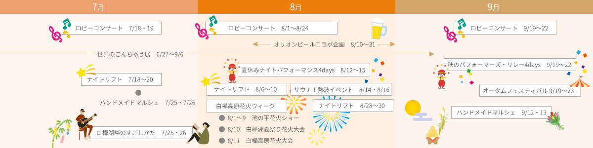 7月~9月 カレンダー
