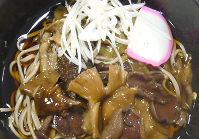 天然きのこそば(うどんもあり)
