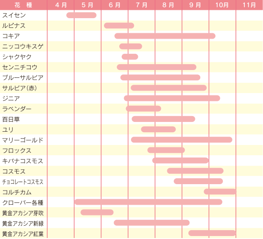 花ごよみカレンダー